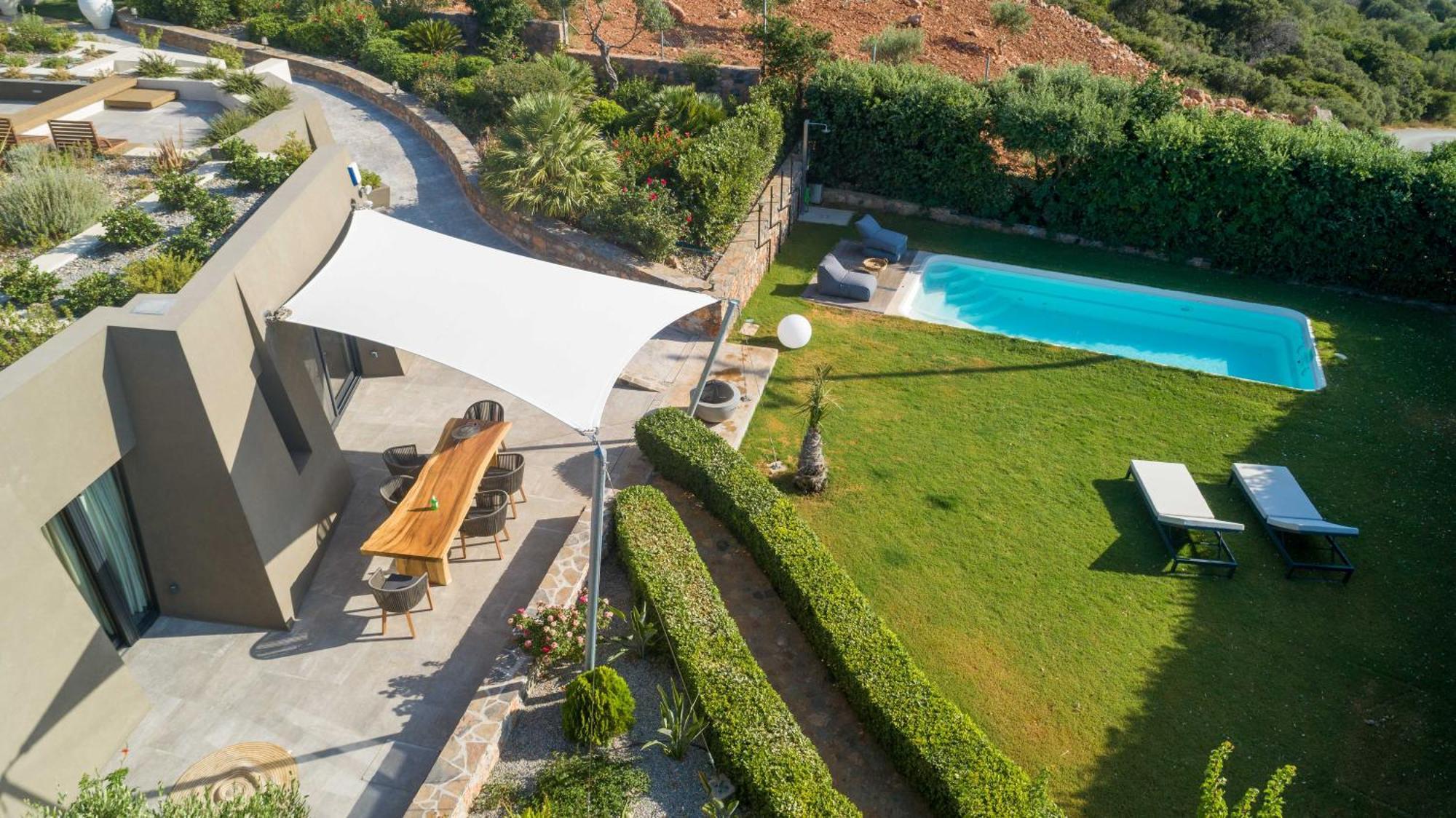 Lithari Luxury Villa With Private Pool, Your Perfect Retreat, Crete Agios Nikolaos  Luaran gambar